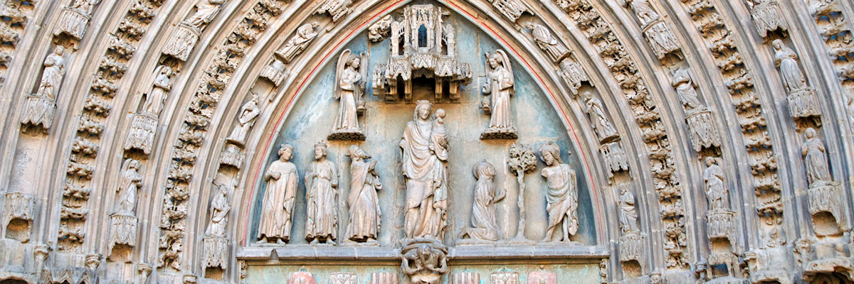 Portada catedral de Huesca