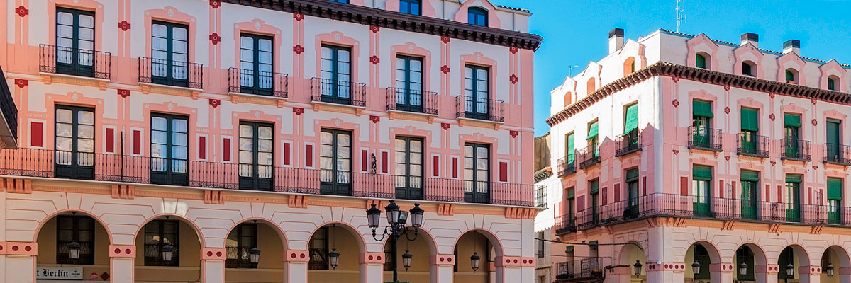 Plaza del mercado de Huesca